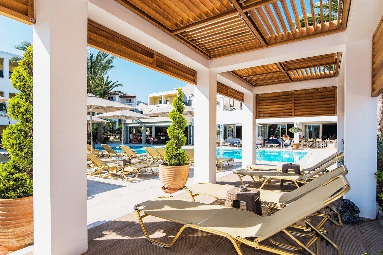 Dedalos Hotel Malia Exterior foto