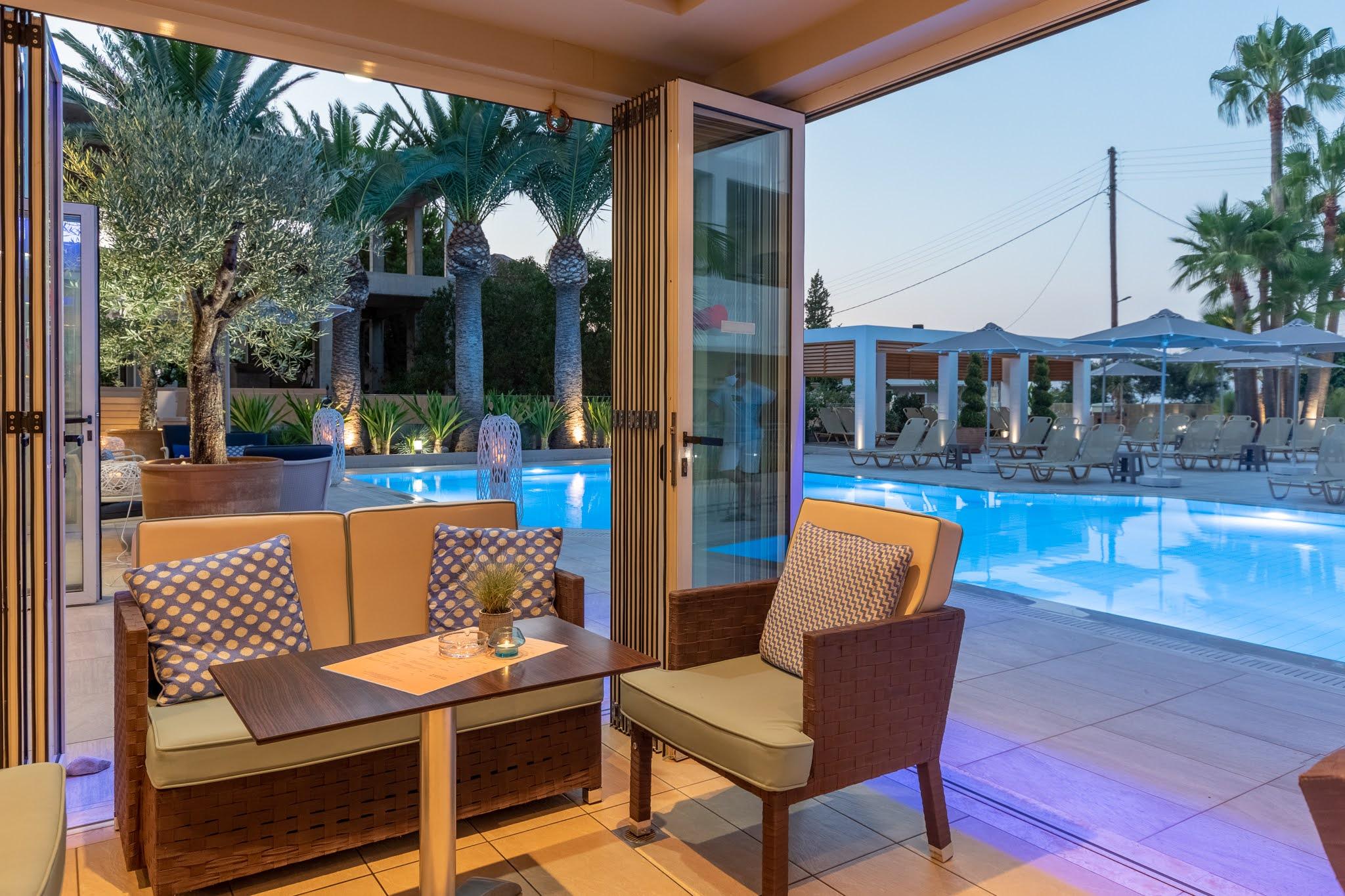 Dedalos Hotel Malia Exterior foto